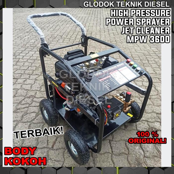 MESIN CUCI STEAM DIESEL 250 BAR HIGH PRESSURE WASHER MATSUMOTO MPW-3600 DE TERBAIK