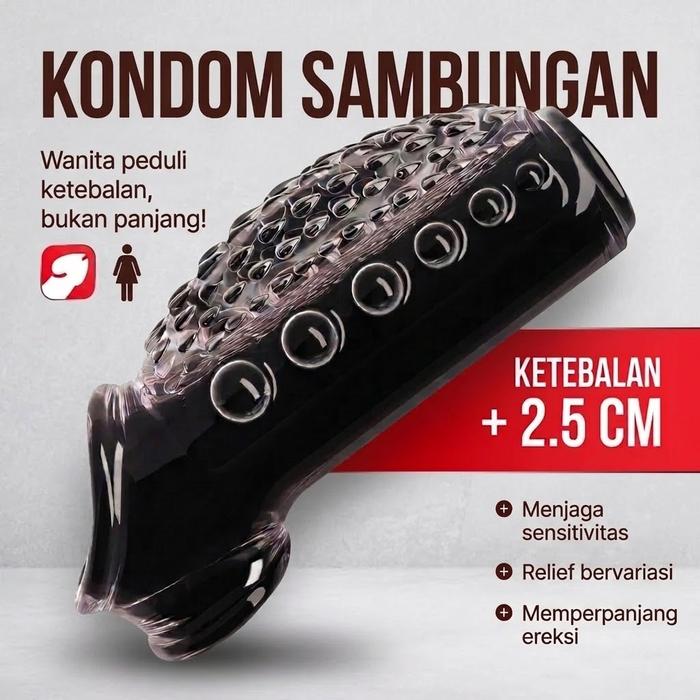 NEW kondom yg ada duri Elastis Alat bantu pria tahan lama condom Bisa dipakai ulang