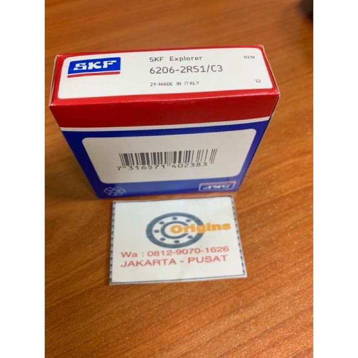BEARING 6206 2RS C3 SKF ORIGINAL 6206-2RS1/C3
