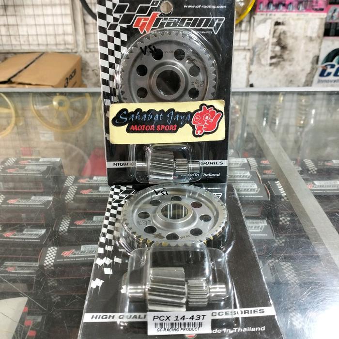 Gigi Rasio Gf Racing Vario 125 Vario 150 Pcx 150 Cbu 14-42 14-43 #Gratisongkir