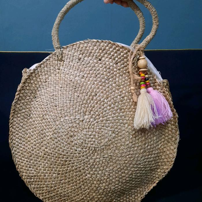 Tas Rotan Bali Tas Anyaman Rotan Mendong Bundar