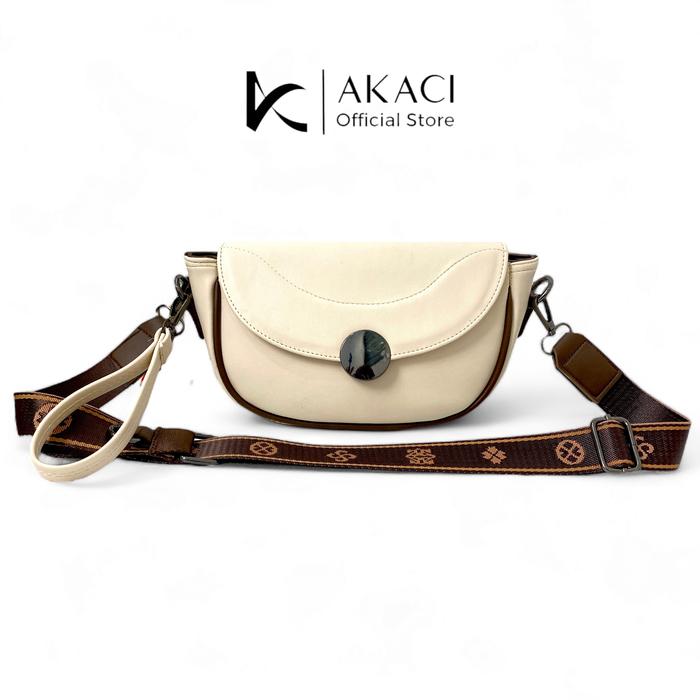 Akaci store | KAWAII Tas selempang bahu 09-8274 Bahan MS Halus 1 Ruang Tas wanita kekinian shoulder