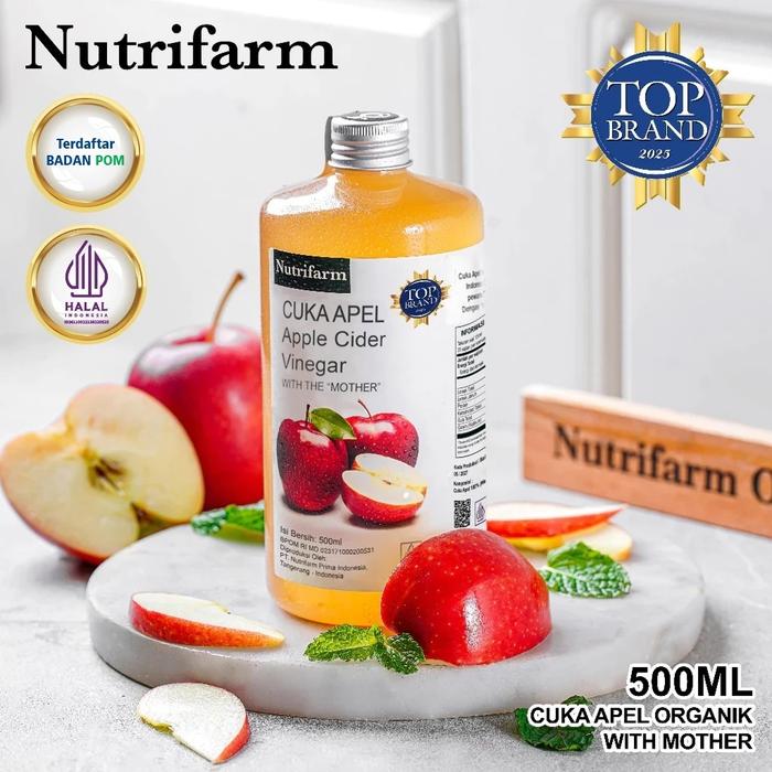 Cuka Apel 500ml / Apple Cider Vinegar With Mother
