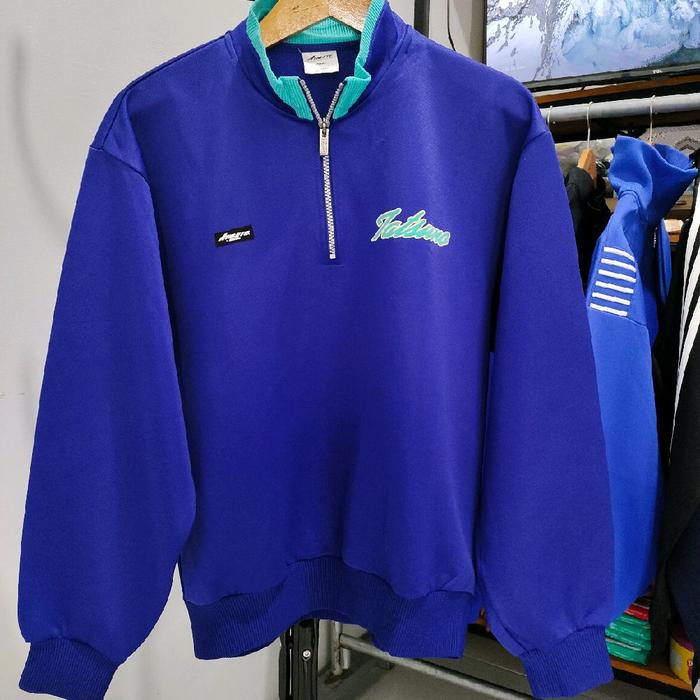 Tracktop Halfzip Mizuno Athleta Vintage Boxy Original