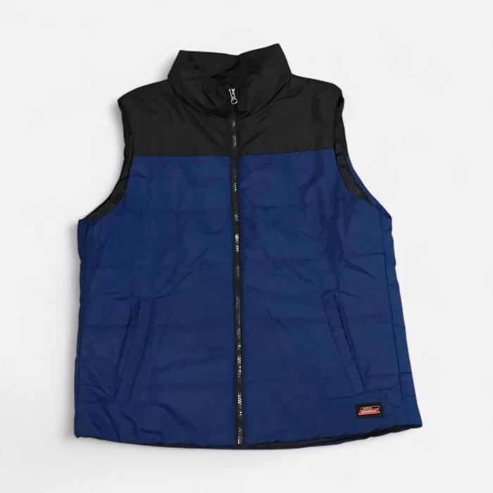 Dickies Vest Two tone Blue and Black Colorway  Bulang down puffer Vest Jacket  Size L