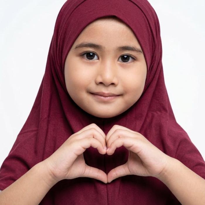 Azura khiban bergo kaos anak terbaru