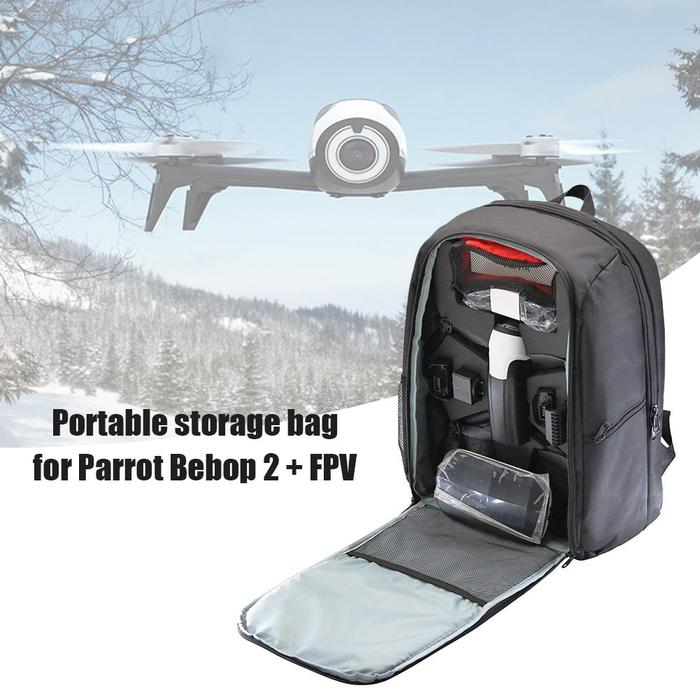 Safety Nylon Foam Drone Backpack Crossbody Handbag for Parrot Bebop 2