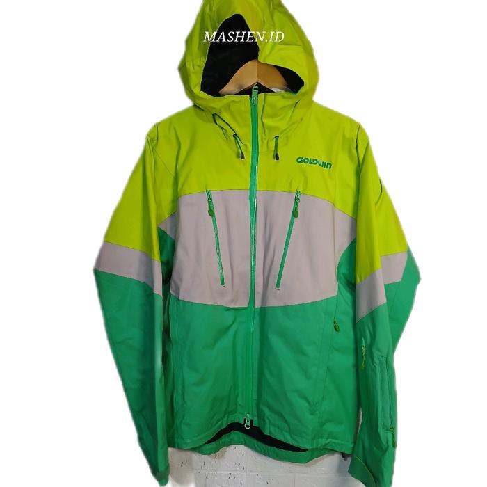 Jaket Snowboard Outdoor Gorpcore Goldwin Green Size L