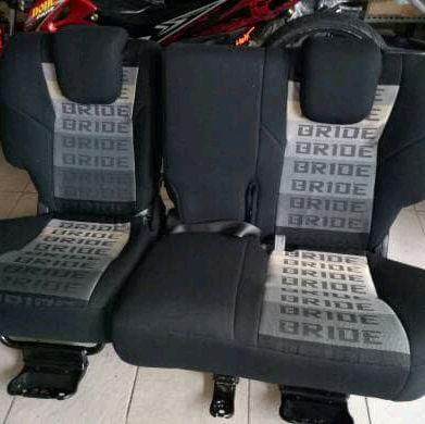kain jok bride gradasi hitam, abu
