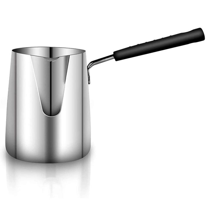 600ML Teko Kopi Turki Baja Tahan Karat Susu dan Kopi Hangat Panci