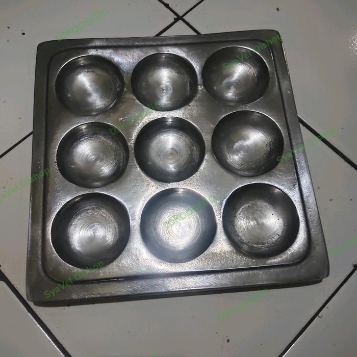 wajan cetakan martabak mini/cilor/cimin lobang 9