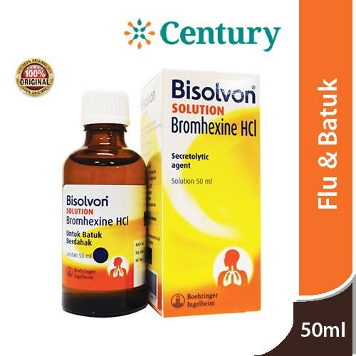BISOLVON SOLUTION 50ML / BATUK / BATUK BERDAHAK