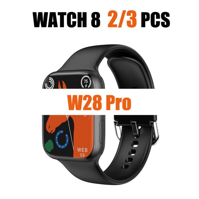 Wholesale Link 2/3 Pcs Original W28 Pro 2023 Smart Watch 1.95inch