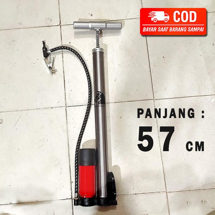 POMPA BAN TABUNG METER SEPEDA / POMPA BAN SEPEDA / POMPA MOTOR / POMPA BAN MOTOR