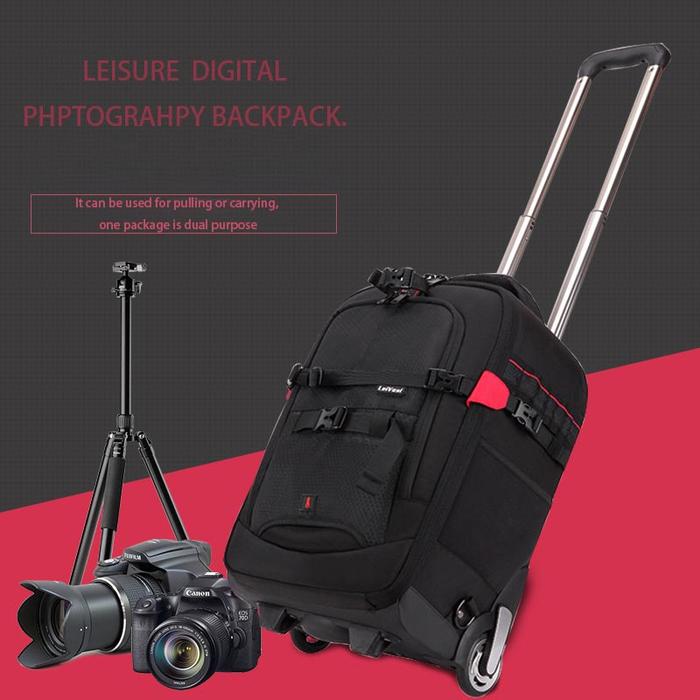 Tas Kamera Troli Tas Koper Troli Kamera Profesional Foto Video Tas