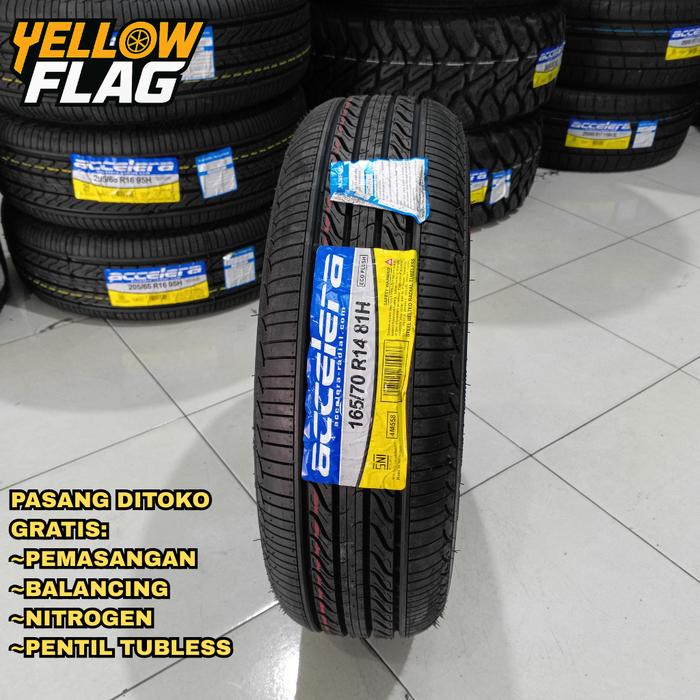ban mobil mirrage, datsun go, karimun wagon 165 70 r14 accelera ecoplush yellow falg semarang