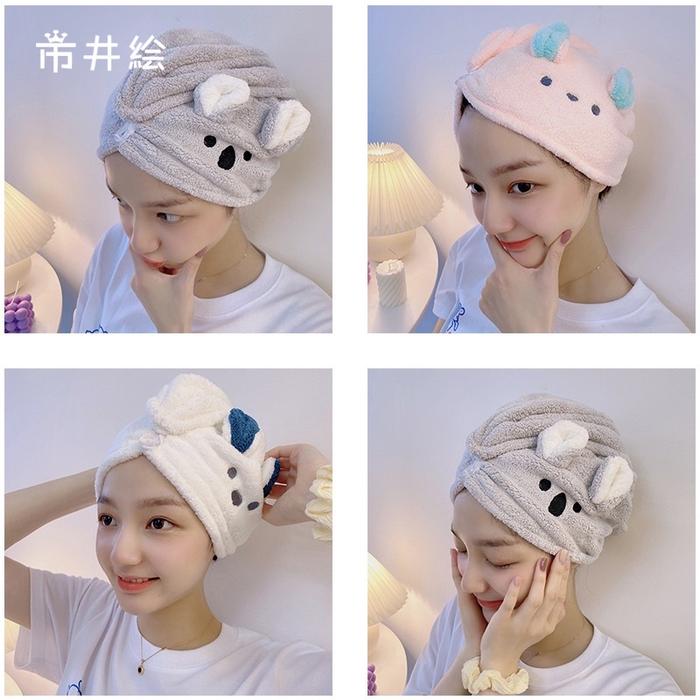 LITTLE DAISY handuk rambut microfiber handuk keramas wanita handuk korea handuk keramas microfiber h