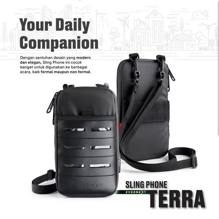 Eiger - EVERNEXT Sling Phone Pria Waterproof Terra Sling Pouch Wallet Pria Wanita Hanging Wallet Kul