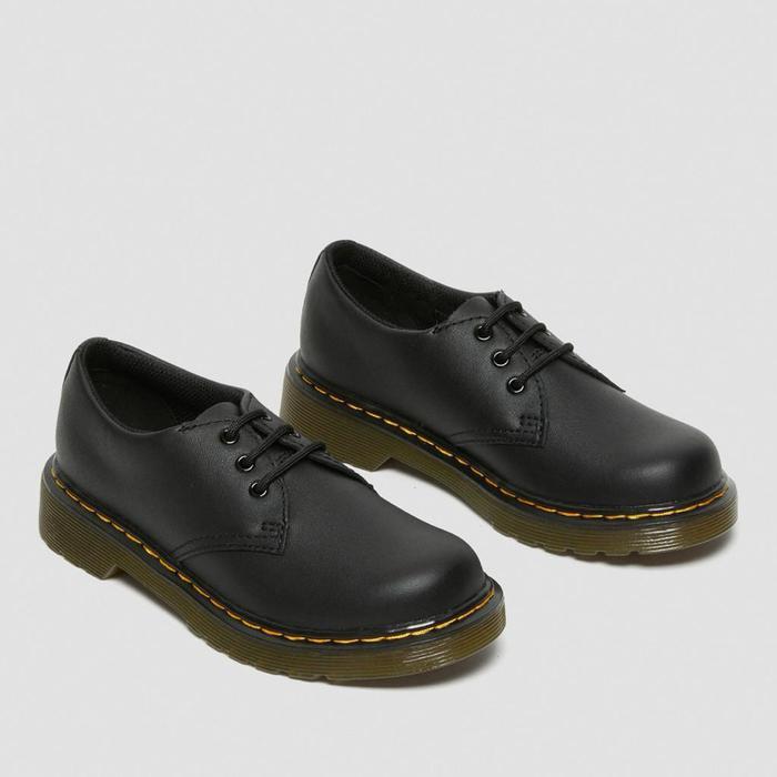 sale SEPATU ANAK Dr MARTENS 1461 Junior Black Softy T 3 Eye ORIGINAL 100%