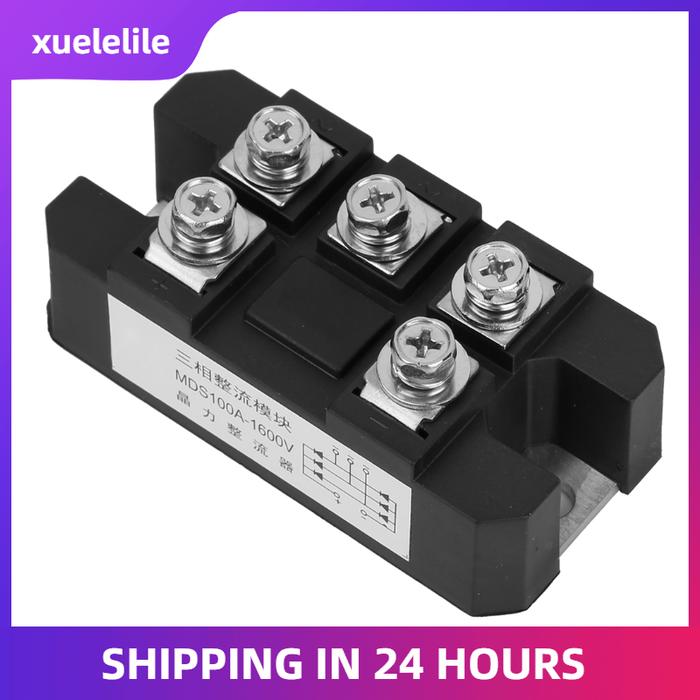 xuelelile MDS-100A 1600V 5 Terminal 3 Fase Modul Dioda Gelombang