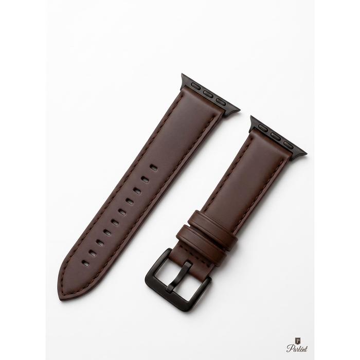 Parlent Strap Watch - Full Grain Leather Patina – Magnetic Buckle, 42/44/45/49mm