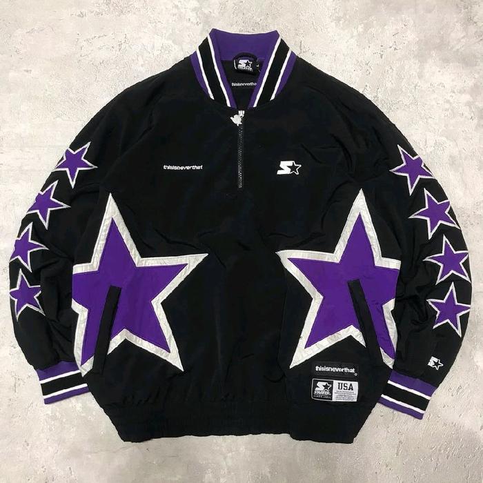 jaket STARTERxTHISISNEVERTHAT RERE ITEM Size XL pria wanita keren bagus buat harian