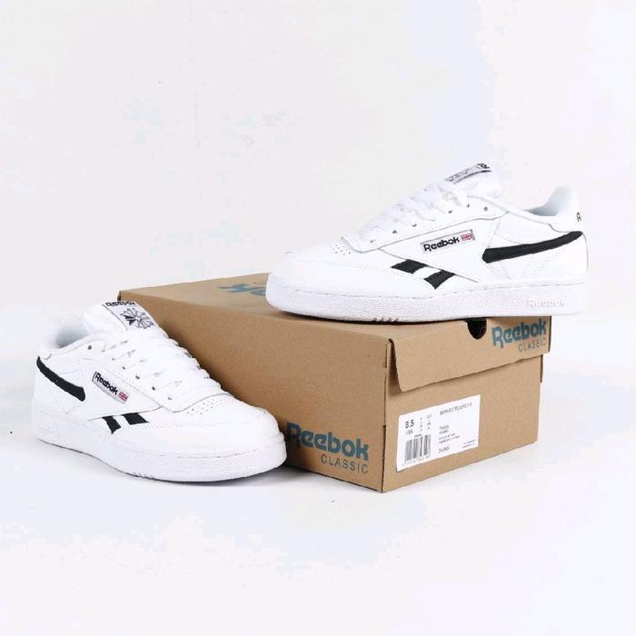 REEBOK CLUB C85 REVENGE WHITE BLACK 100% BNIB