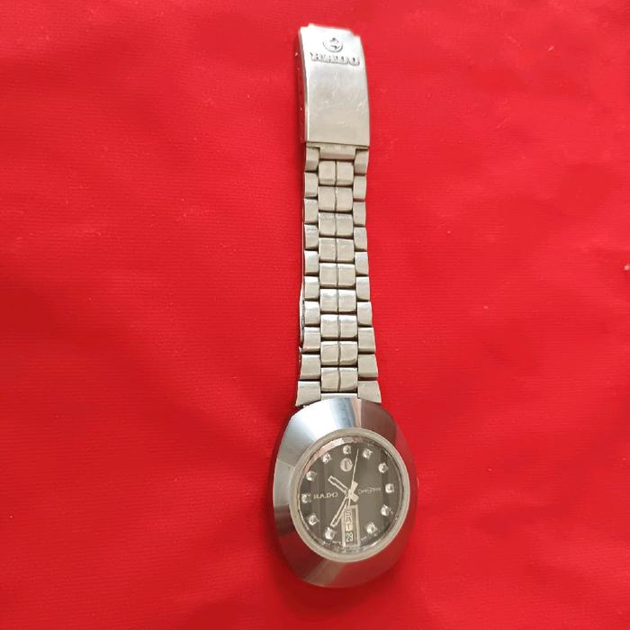 Jam tangan vintage Rado Diastar 11 diamond Swiss automatic watch movement caliber 2798-1 gold-plated