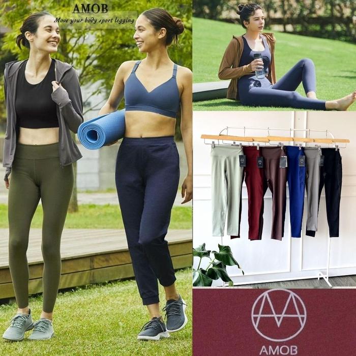 Ready.. SPORT LEGGING AMOB - KOREAN BRAND - CELANA OLAHRAGA PANJANG WANITA