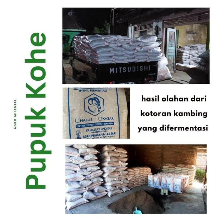 Pupuk Organik KOHE Original Pupuk Kandang Fermentasi 7KG karung