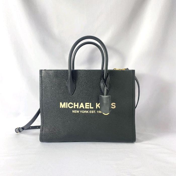 tas wanita mk mirella medium ew tote black vj