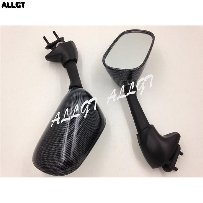 Spion Balap Pengganti L & R Karbon L & R untuk Yamaha YZF R1 2007-2008