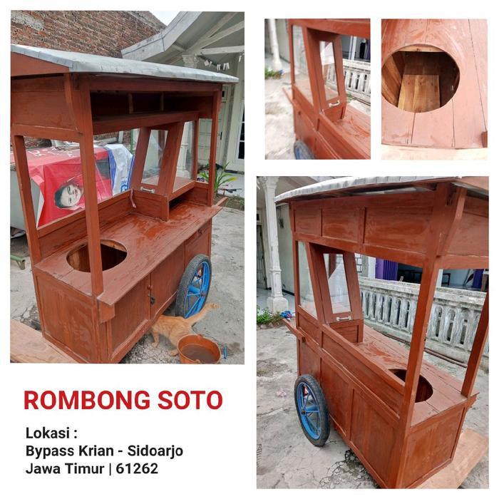 DIJUAL Rombong Bekas Kualitas Baru Furniture