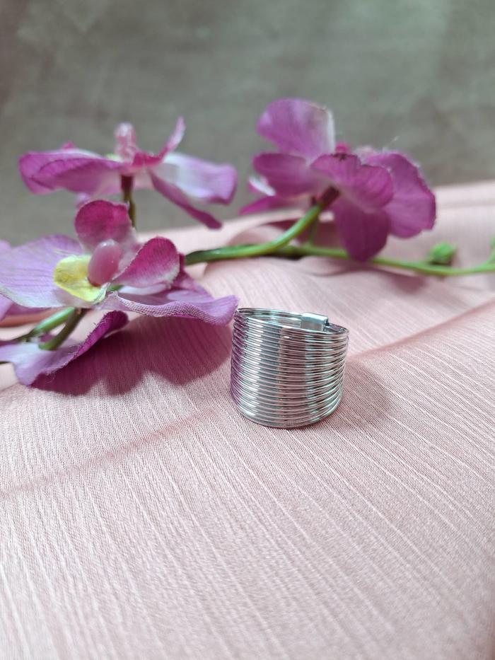 Cincin xuping motif keroncong Perhiasan Penganti Emas Asli -Perhiasan Wanita-Aksesories Wanita-Kuali