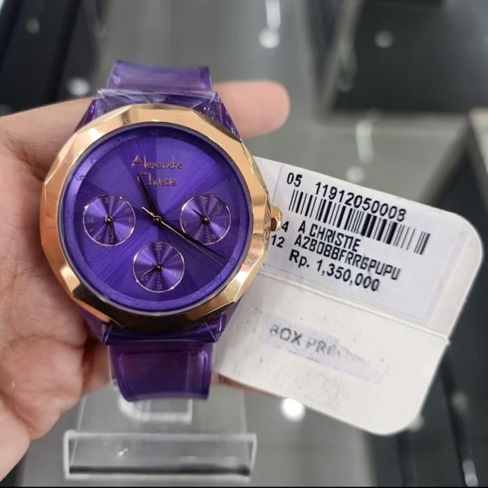 Jam Tangan Alexandre Christie AC 2808 Ungu #gratisongkir