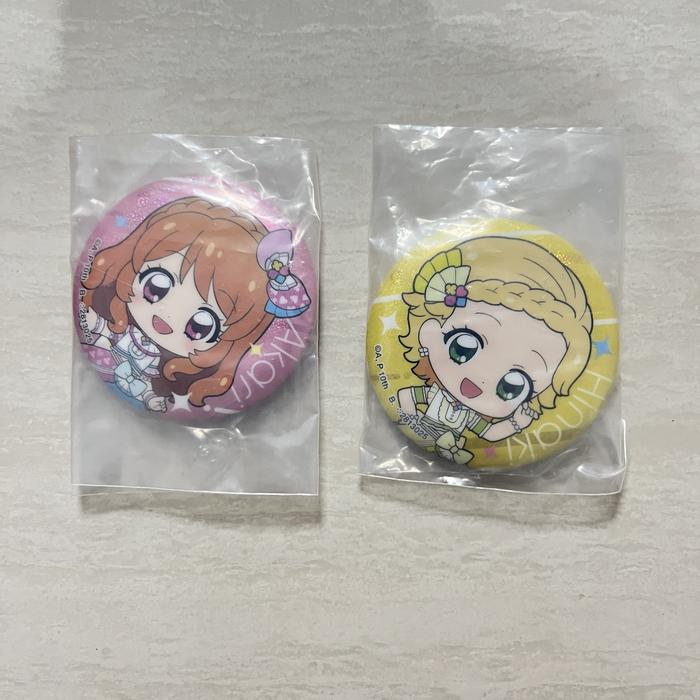 Aikatsu! x PriPara Assortment Glitter Can Badge