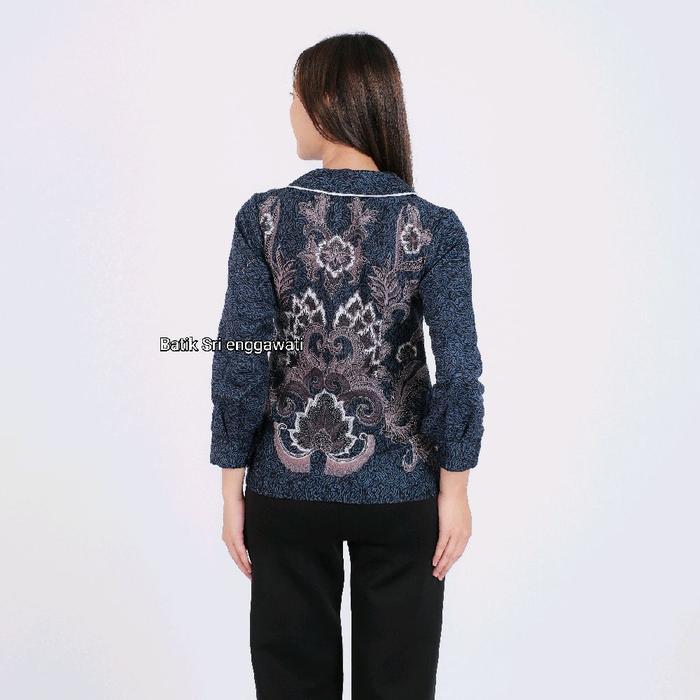 Batik Sri Enggawati - Atasan Batik Couple/Atasan Batik Wanita/Hem Batik Pria/Batik Seragam/Baju Kerj