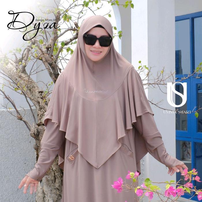 Bergo dyza rhinestone umma syari/bergo antem dyza