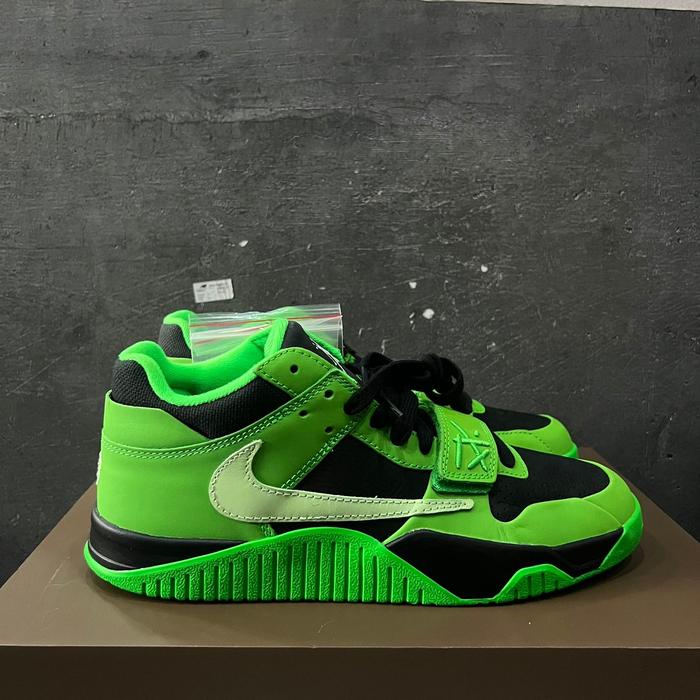 Sneakers CJ 1 T_Rexx Travis Scott Green Spark