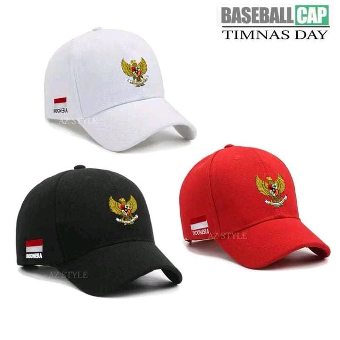 Topi Baseball Caps Premium Original Logo Garuda Indonesia