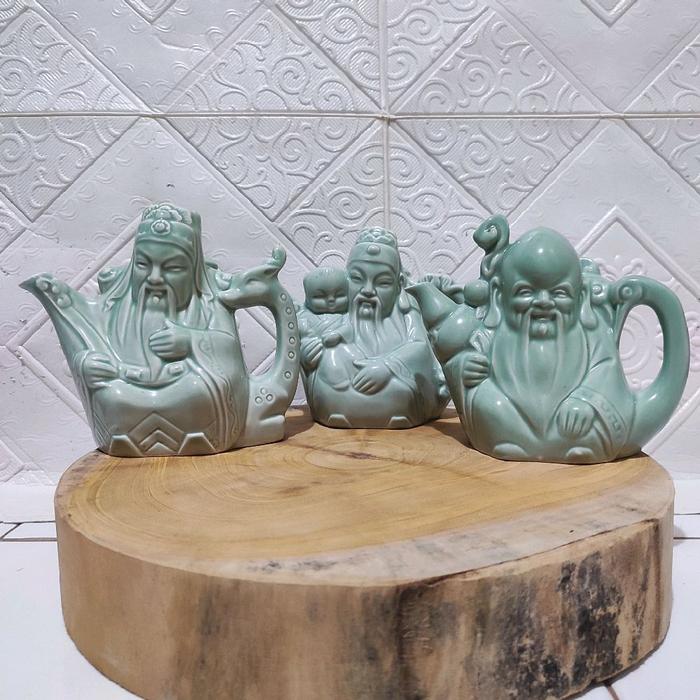 Koleksi TEKO ANTIK, JADUL hijau celadon