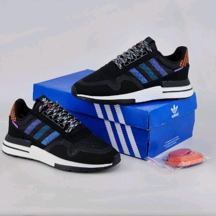 Sepatu Commonwealth X Adidas ZX 500 RM Boost Black