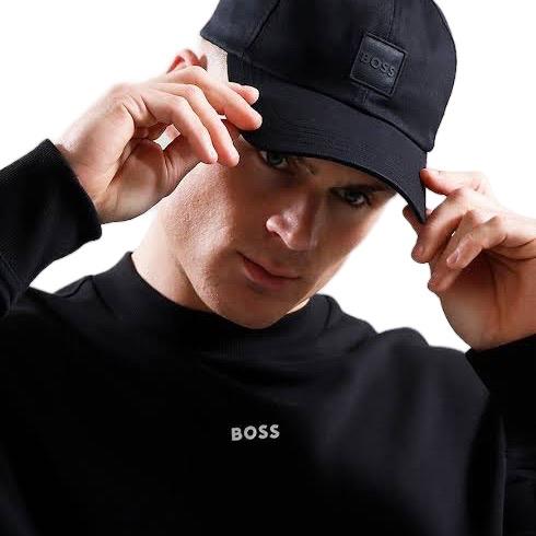 Boss derrel pl cap black topi boss original