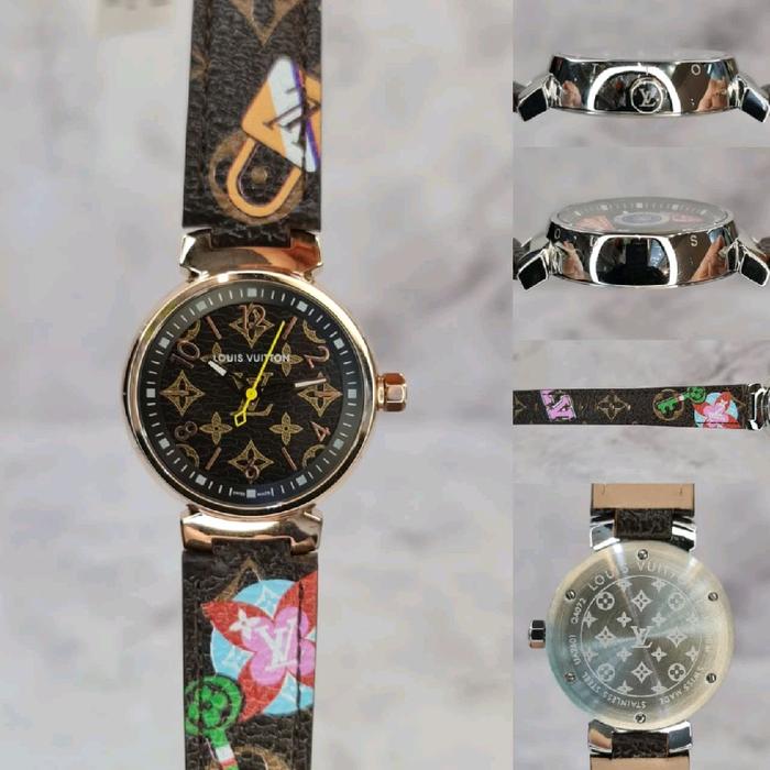 JAM TANGAN PRIA WANITA IMPORT / JAM TANGAN BRANDED MIRROR / JAM TANGAN UNISEX / UNISEX WATCHES / LV-