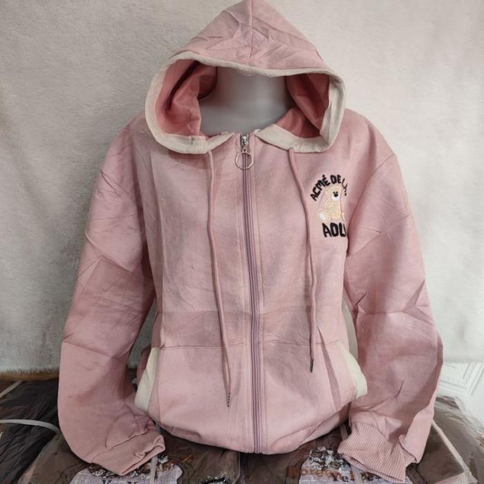 Jaket import Suede wanita jumbo terbaru tiramisu