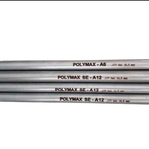 Laras polymax alur12/8/6 free bubut masuk chamber + serobong od 22/19
