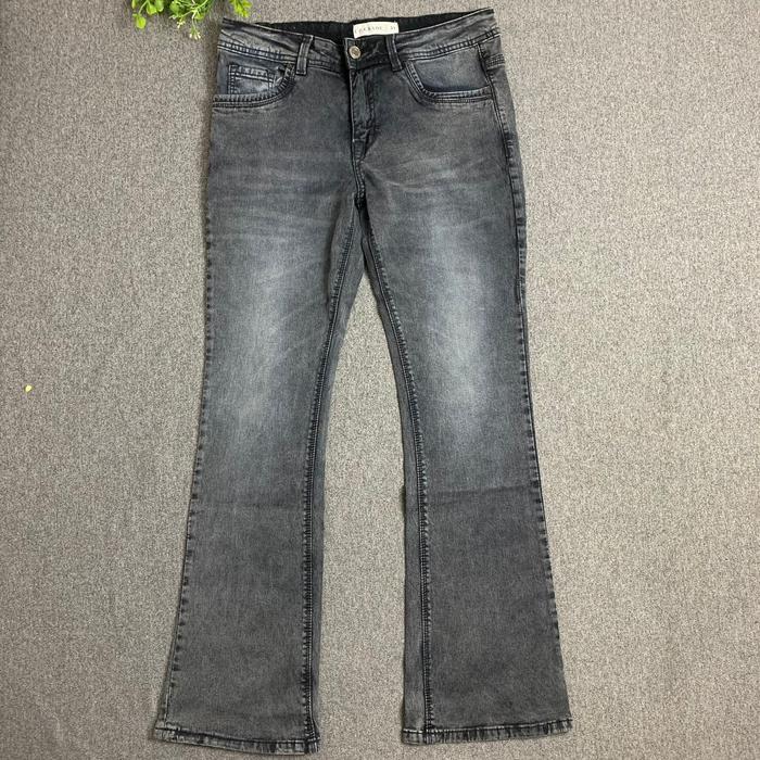 AKLA - Upgrade Cutbray Snowblack | Celana jeans wanita cutbray panjang upgrade strech Premium Qualit