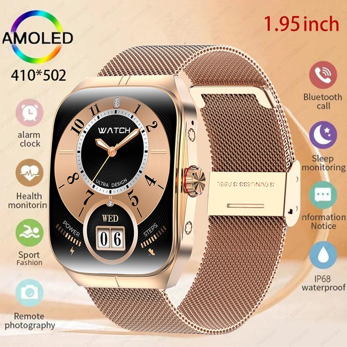 New For OPPO IOS Watch 4 Pro Sports Smart Watches Women GPS Track Health Monitoring Waterproof Bluet