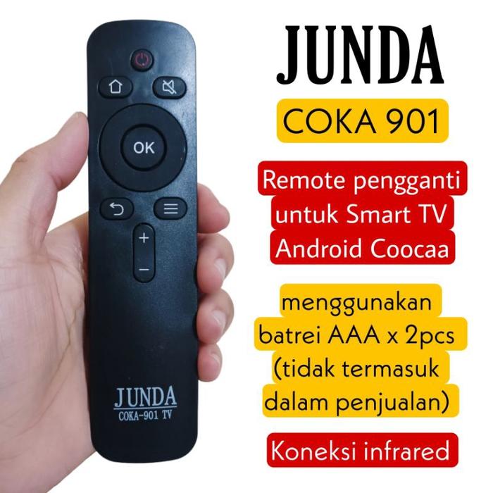 Remote JUNDA COKA 901 Remote pengganti untuk Smart TV Android Coocaa