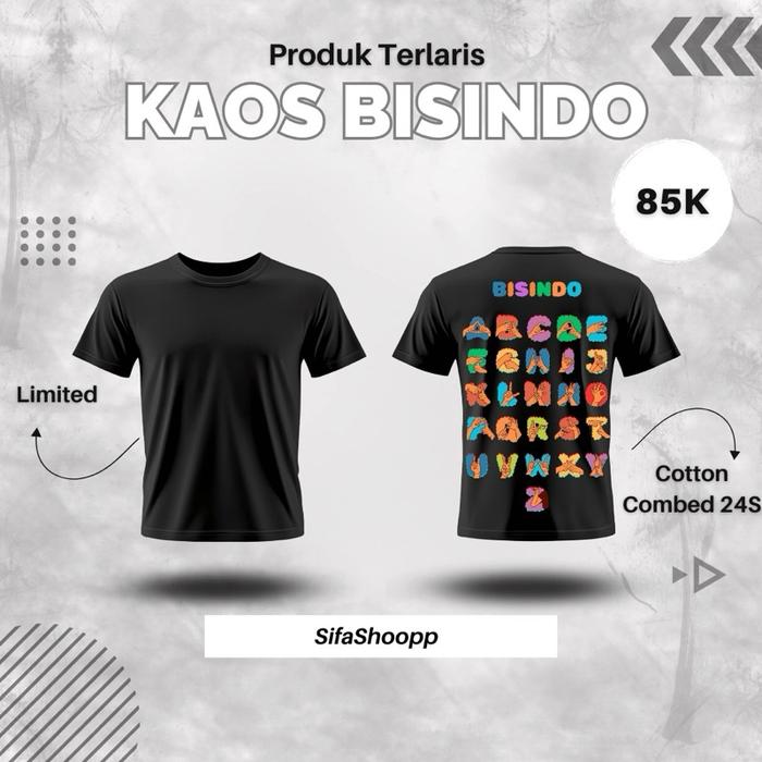 KAOS BISINDO TANPA NAMA ISYARAT !!